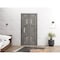 Vdomdoors Sliding Closet Bi-fold Doors 36 x 80in, Sete 6933 Nebraska Grey W/ Frosted Glass, Sturdy Tracks SETE6933BF-NEB-36 - alternate 2